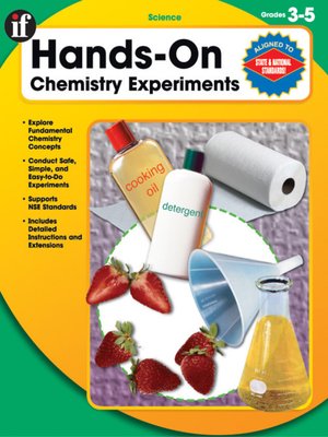 cover image of Hands-On Chemistry Experiments, Gr. 3 - 5